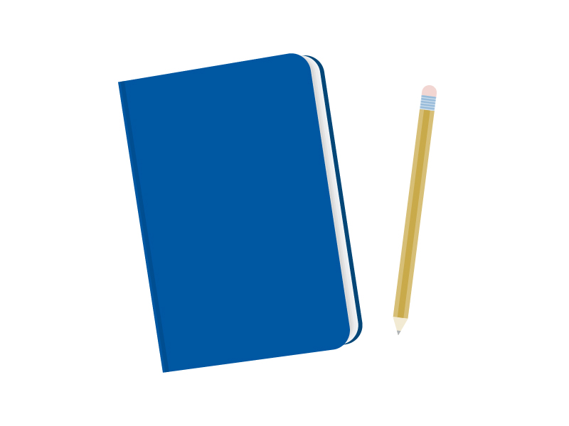 Pencil and Notebook by Kaitlyn Ohlrich on Dribbble