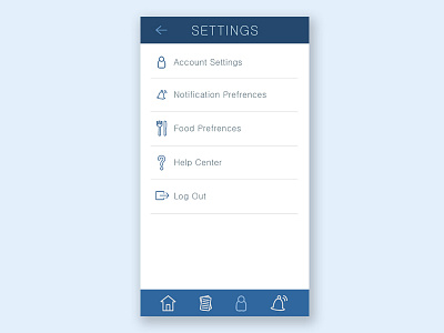 Settings on App daily ui daily ui 007 product design settings settings page user interface