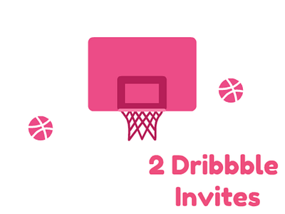 2 Dribbble Invites 2 dribbble invite giveaway invitation invite invites two two invites