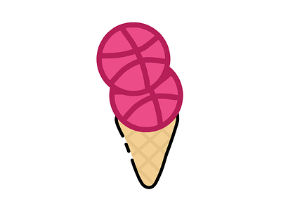 Dribbble Ice Cream