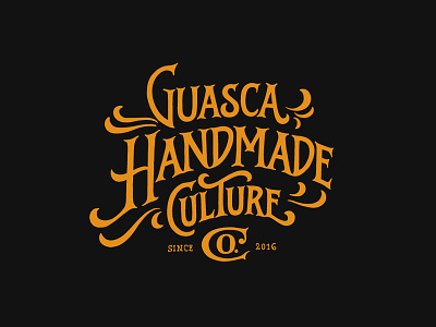 Guasca Handmadeco design illustration lettering lettering art logo typography