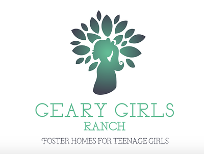 Geary Girls Logo branding children logo non profit