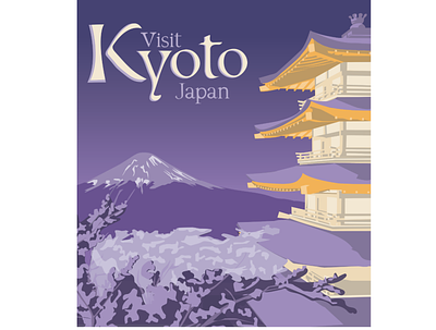 Kyoto Travel Poster