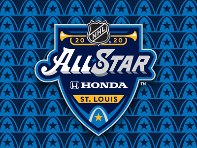 2020 NHL All-Star Event Brand all star architecture blues gold hockey ice hockey misouri music piano sports st louis stars trumpets