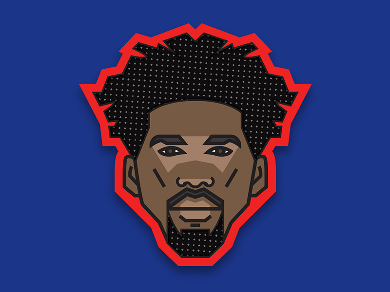 NBA Emoji Series - Embiid by Justin Wright on Dribbble