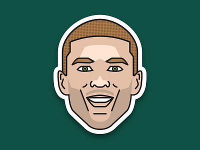 NFL Emoji Series - Zach Ertz caricature eagles emoji football green icon nfl philadelphia sports superbowl