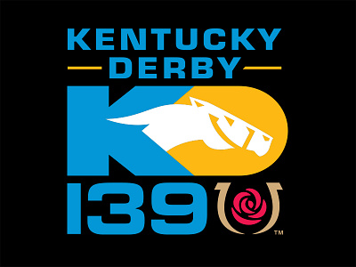 Kentucky Derby 139 Event Mark athletics churchill derby downs horse horseshoe kentucky logo louisville racing rose