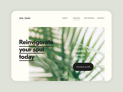 Spa Landing Page