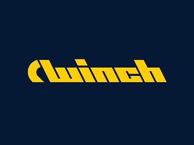 Winch lettering logo