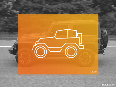 Exercise 05 car icon jeep line ui