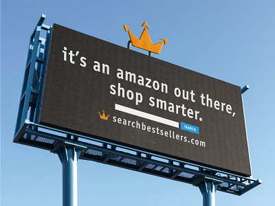 Shop Smarter advertising amazon amazon fashion best sellers billboard design google life hack logo search engine shopping unsplash