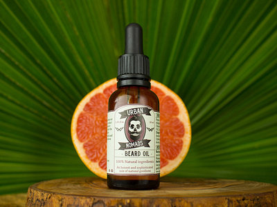 Zesty Citrus Beard Oil amazon argan oil beard beard gang beard oil citrus grapefruit mouth watering packaging palm product photography skull styling