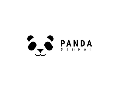 Panda Global animal cute logo logo design panda panda logo