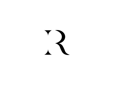 R alphabet letter luxury premium r type
