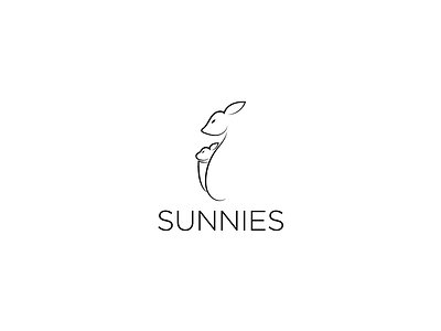 Sunnies animal cute dailylogochallenge kangaroo logo minimal simple
