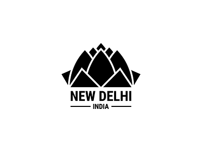 New Delhi dailylogochallenge delhi india logo minimal newdelhi temple