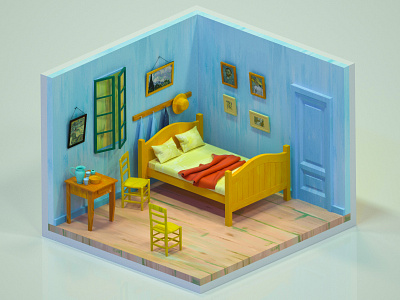 Van Gogh's room design