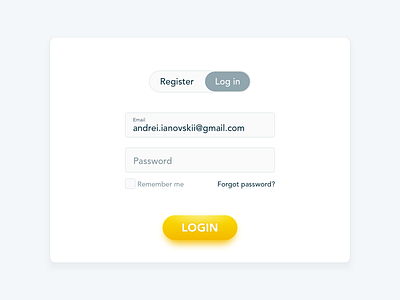 Daily UI :: 001 — Sign Up