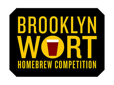 Brooklyn Wort Final Logo beer homebrew illustration logo typography