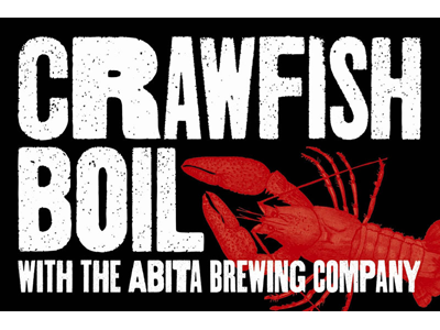 Crawfish Boil Postcard beer crawfish design food typography