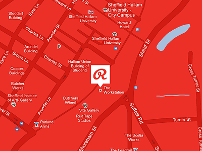 Google Maps Design agency design agency google google maps maps red redesign web web design