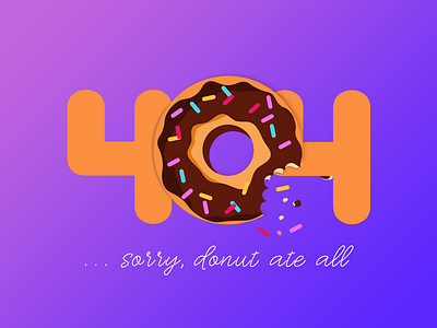 Design page 404 Donut