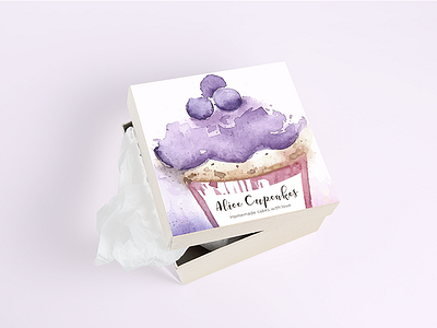 Alice Cupcakes  Box