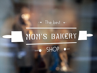 Mom's Bakery branding business design graphic logo