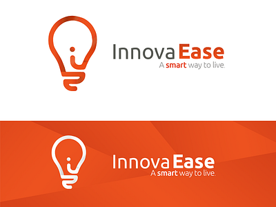 Smart Products Logo flat innovation logo orange smart
