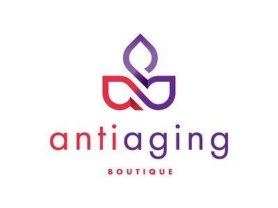 Anti-aging Boutique Brading a anti aging b beauty brading cosmetic logo make up modern