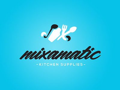 Mixamatic Logo beverage cocktail cooking food kitchen supplies mix