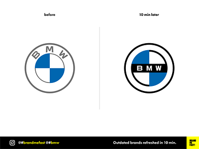 Brand New: New Logo for BMW