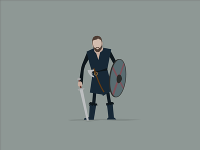 Rollo Lothbrok character design illustration vikings