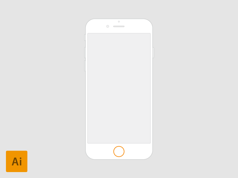 Download iPhone 6 - 4.7'' vector for Wireframes by Fedza Miralem on ...