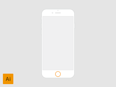 iPhone 6 - 4.7'' vector for Wireframes