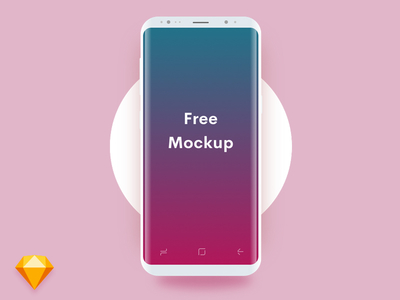 Minimal Light Samsung Galaxy S8 Mockup by Fedza Miralem ...