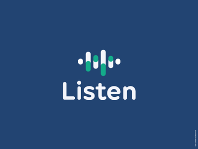 Logo_Listen listen listenpodcast logo podcast podcast logo podcasting vector