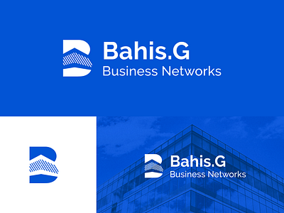 Bahis.G buildings business net conception idenity identidade visual illustration image de marque letter logo logotype vecteur