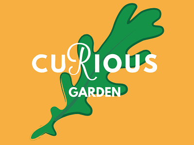 CURIOUS GARDEN branding garden green illustration plants vegetable
