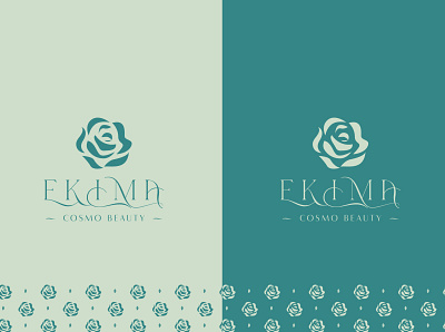 EKIMA COSMO BEAUTY agency brand branding design identity luxe luxury mark monogram new trademark