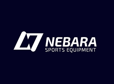 NEBARA sports equipment agency brand branding design identity illustration logo luxe new ui