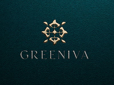 GREENIVA Brand agency beauty brand branding cosmetic identity logo luxe new skincare