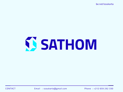 sathom agency brand branding design identity logo luxe new