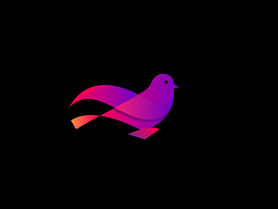 bird logo agency brand branding design graphic design identity illustration logo luxe motion graphics new ui