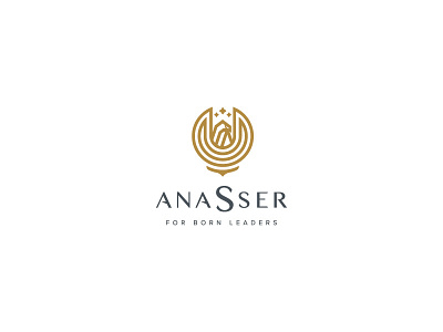 Anasser brand branding identity logo luxe luxury mark n new trademark