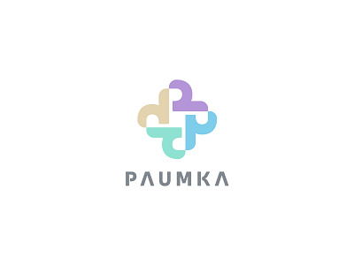 Paumka Logo agency brand logo mark marketing marrakech monogram p