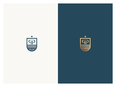 Pp agency brand branding logo luxe pp