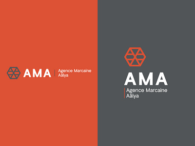 Logo Ama agency brand branding logo luxe maroc morocco