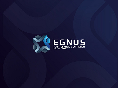 Egnus Logo agency brand branding logo luxe