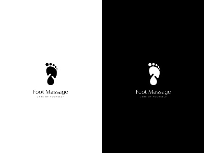Foot Massage agency beauty bien être brand branding construction design identity illustration logo luxury mark marketing massage monogram new trademark